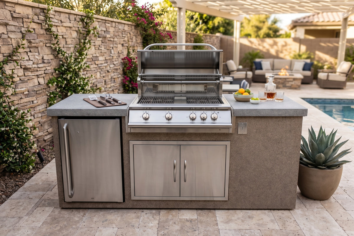 Kokomo 7' Standard Outdoor Kitchen Island