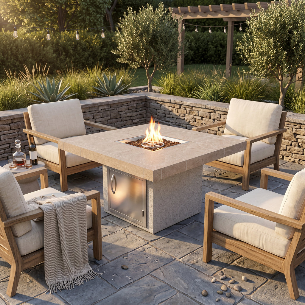 Cal Flame Sedona 48" Square Fire Pit