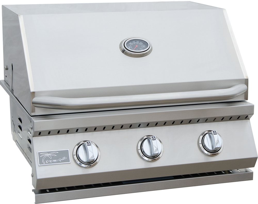 Premium 3-Burner 26" Cart Model BBQ Grill