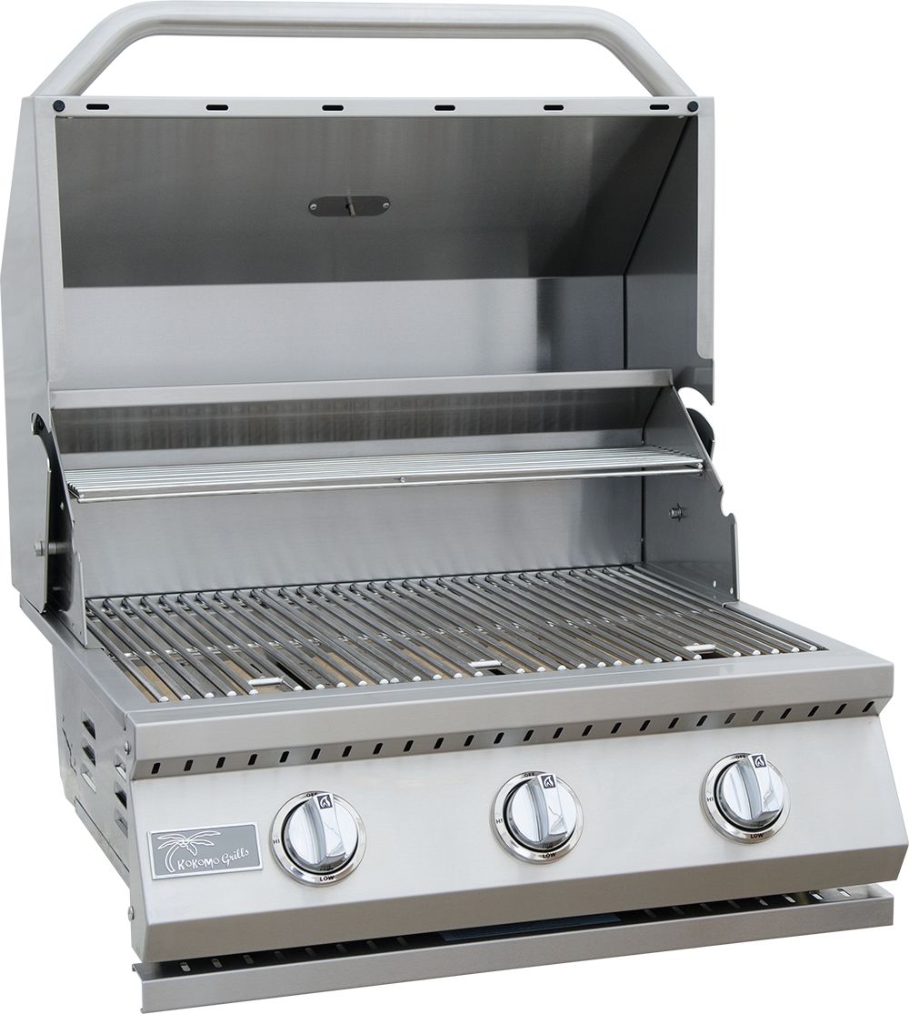 Premium 3-Burner 26" Cart Model BBQ Grill