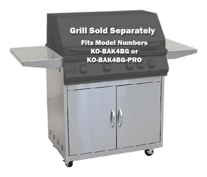 Kokomo 32-Inch 4-Burner PRO Freestanding Grill
