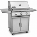 Premium 3-Burner 26" Cart Model BBQ Grill
