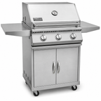 Premium 3-Burner 26" Cart Model BBQ Grill