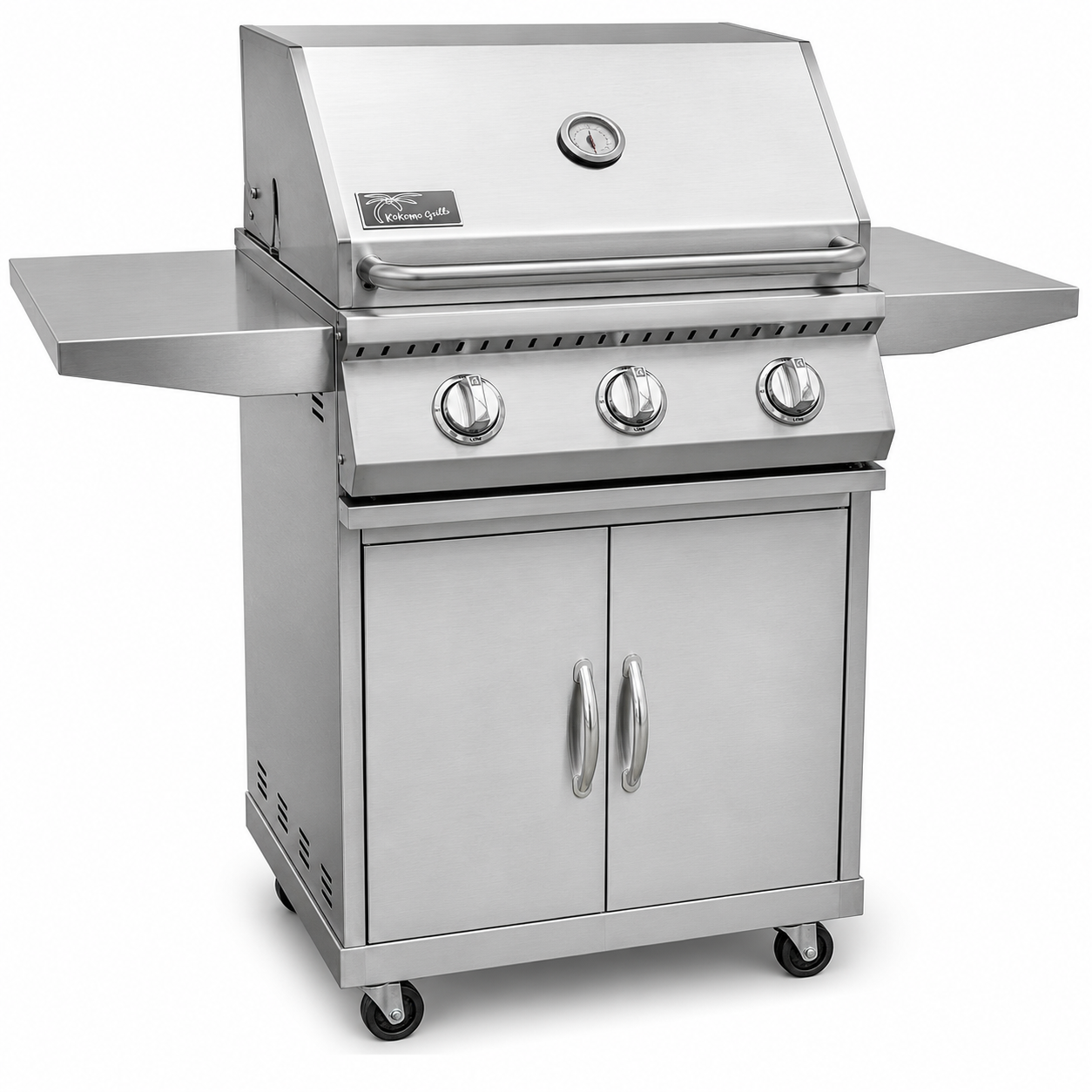 Premium 3-Burner 26" Cart Model BBQ Grill