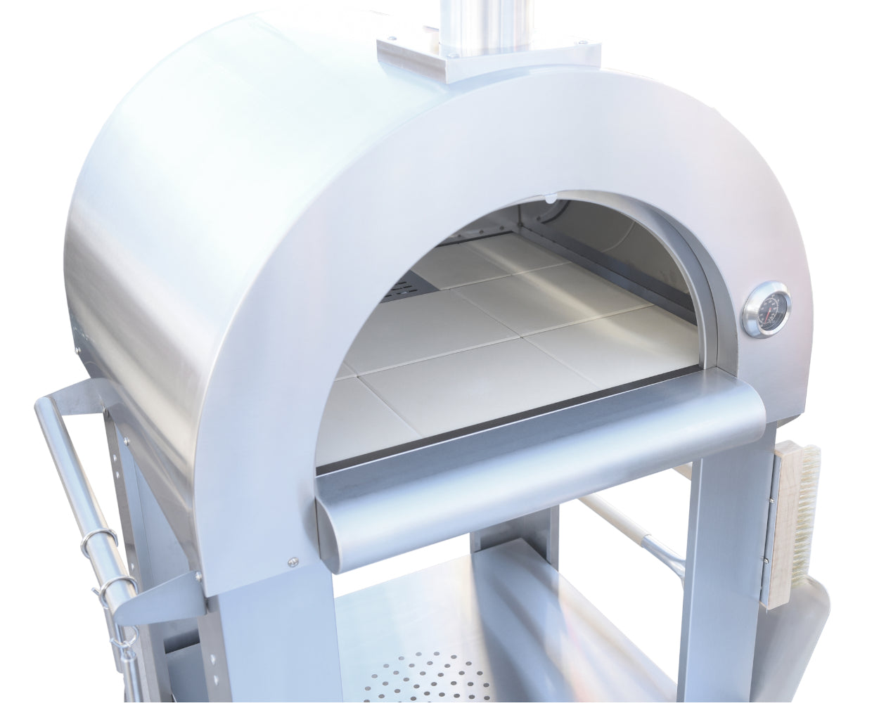Kokomo 32-Inch Stainless Steel Wood-Fired Pizza Oven