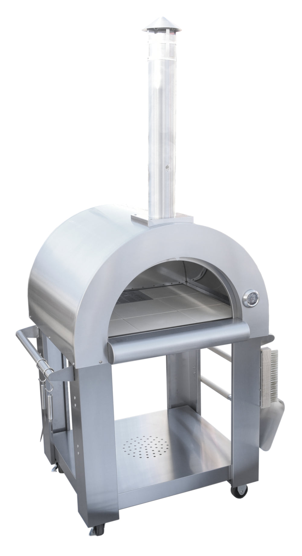 Kokomo 32-Inch Stainless Steel Wood-Fired Pizza Oven