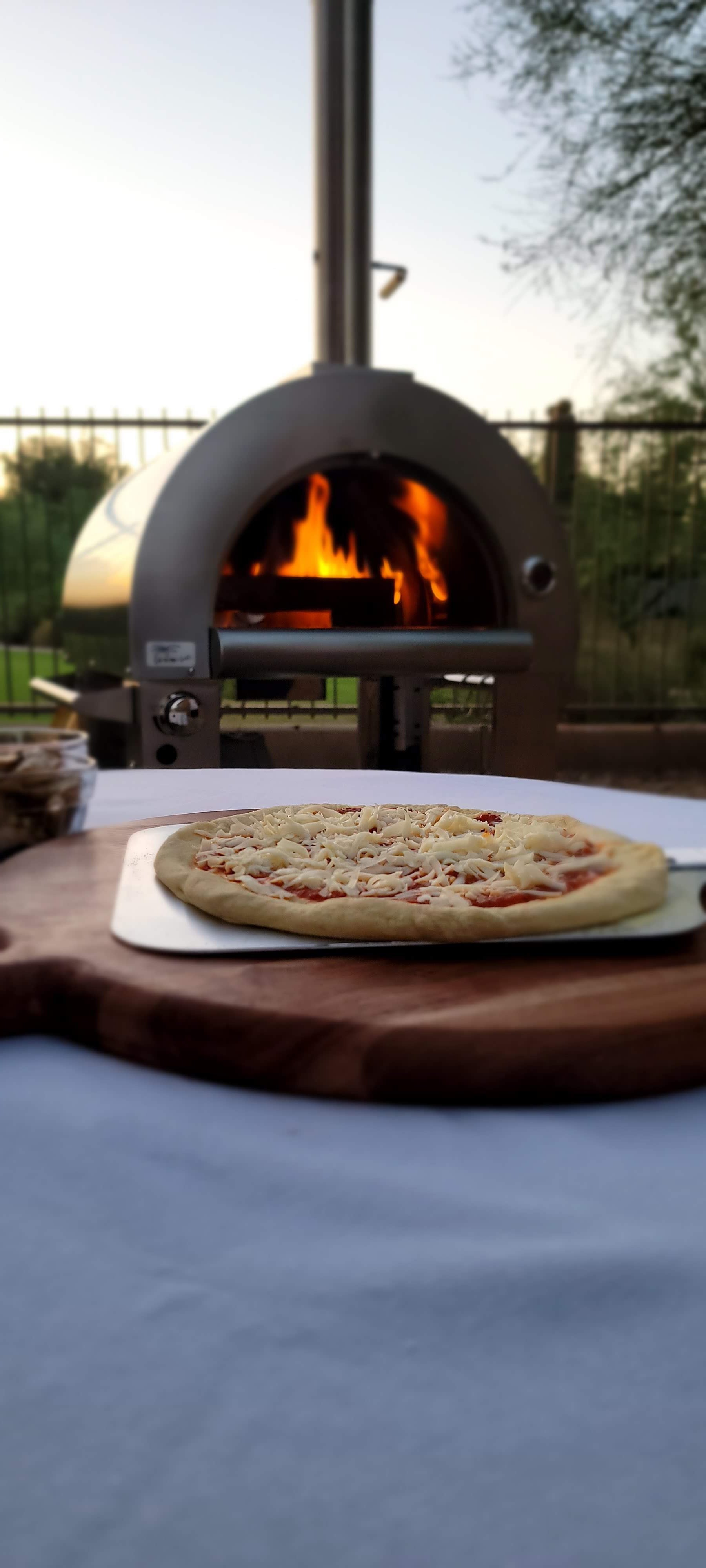 Kokomo 32” Wood, LP & NG Pizza Oven – Stainless Steel Outdoor Cooking System